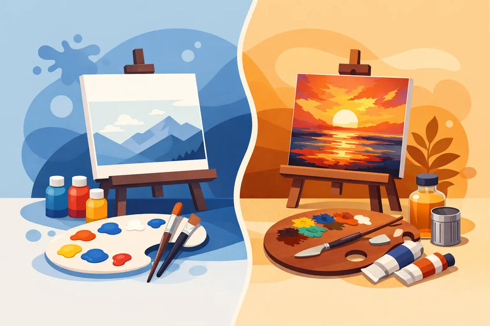Acrylic Versus Oil Paintings: Which Belongs at Home?