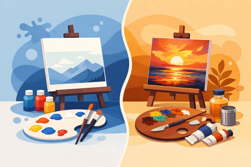 Acrylic Versus Oil Paintings: Which Belongs at Home?