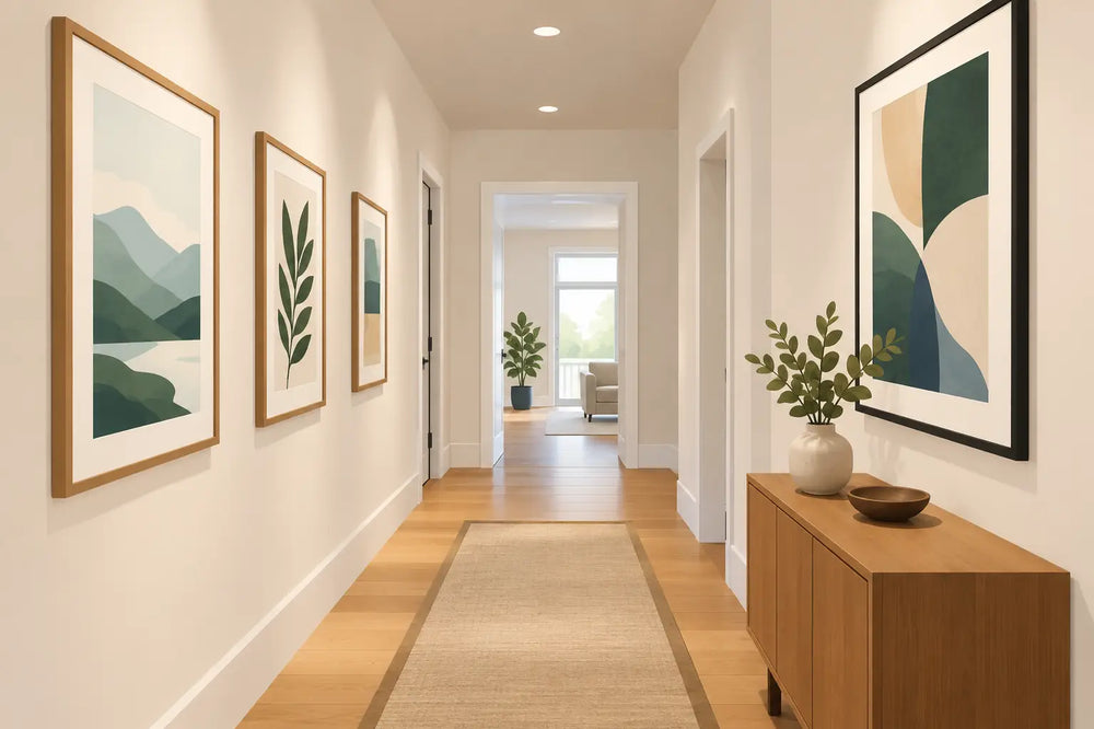 Best Artwork Sizes for Hallways at Home