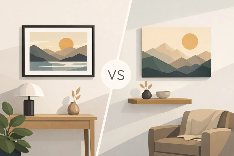 Framed Prints vs Canvas: Which Suits Your Space?