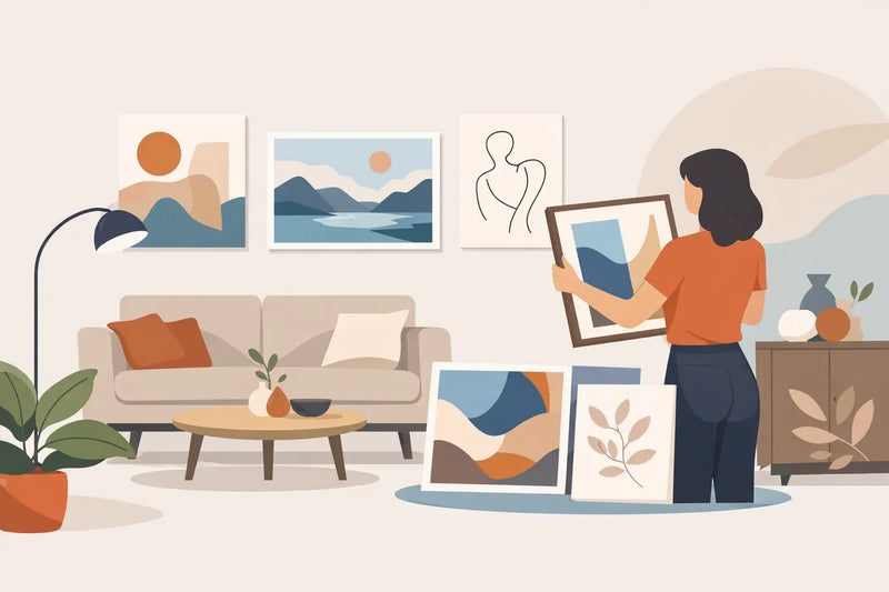 How to Choose the Best Art for Living Rooms