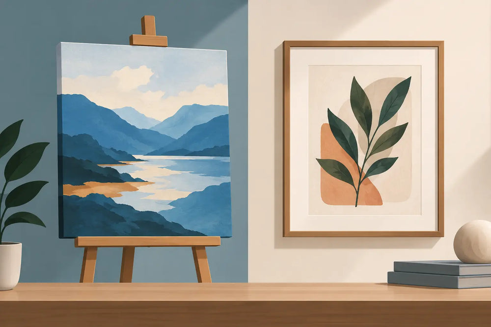 Canvas Versus Paper Artwork for Collectors