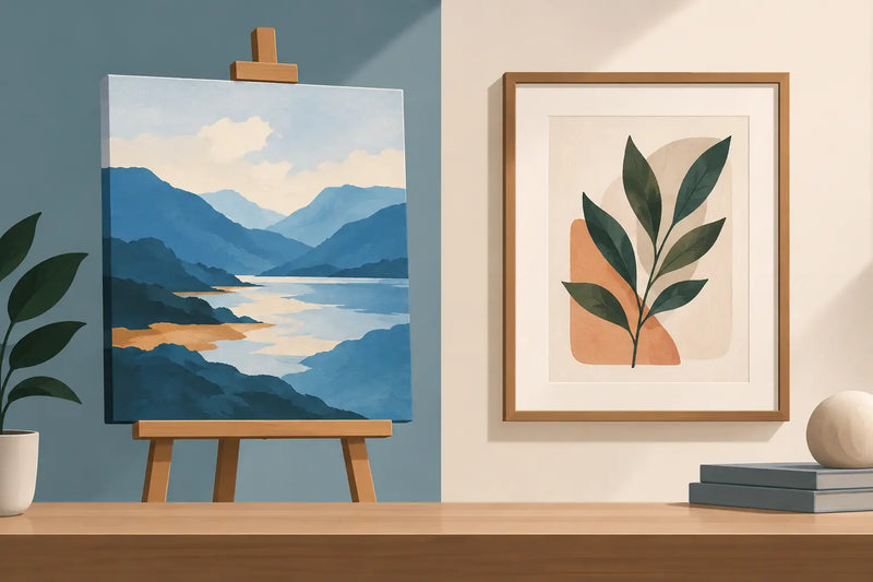 Canvas Versus Paper Artwork for Collectors