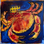 Crab with Dark Blue Background - Dan Taylor