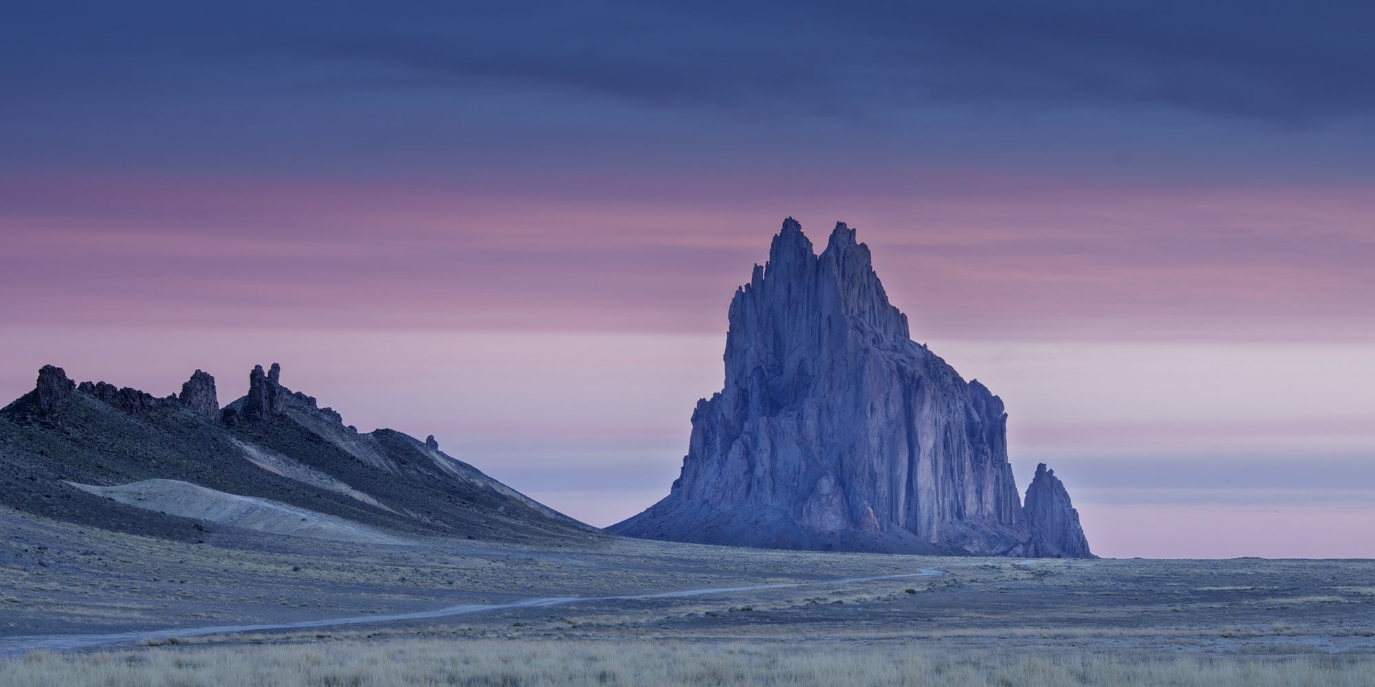 Shiprock at Dawn, New Mexico - Julian Sansum